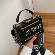 Retro Radio Box Style Pu Leather Ladies Handbag Shoulder Bag Chain Purse Women&#39;s - £32.76 GBP
