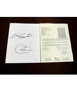 BARACK OBAMA BRUCE SPRINGSTEEN 44TH  HOF SIGNED AUTO RENEGADES PAGE JSA ... - €1.117,66 EUR