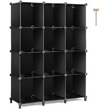 Cube Storage Organizer 12-Cube Closet Organizer And Storage Shelves Bookshelf Cu - £47.36 GBP