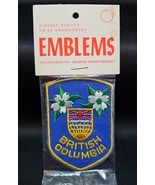 Vintage British Columbia Embroidered Sew On Emblem Patch by DCE Embroidery - $15.82