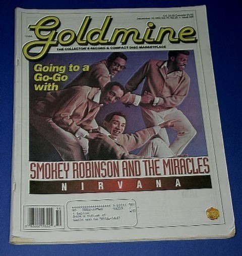Smokey Robinson Miracles Goldmine Magazine Vintage 1993 VG++ - $39.99