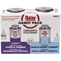 Oatey 30251 Rain R Shine 4OZ RainShine Weld Kit, White - $32.78 CAD
