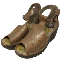 FLY London YALL962FLY Wedge Sandals Size 35 M - £131.47 GBP