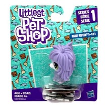 Littlest Pet Shop Maddy Mopton Figure Series 1 Dog Purple  New Collectible - £29.33 GBP