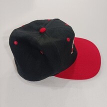 MLB San Francisco 49ers Men's Black/Red Snapback Baseball Cap Hat image 7