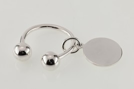 Tiffany &amp; Co. Sterling Silver Key Chain w/ Charm - £94.95 GBP
