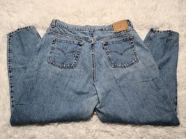 Levis 550 Jeans Womens 22 W Long Blue Denim relaxed Fit Tapered Leg Y2K ... - $20.18