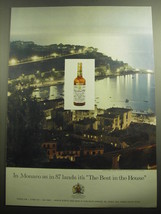 1958 Canadian Club Whisky Ad - In Monaco as in 87 lands it&#39;s best in the house - £14.78 GBP