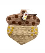 Brown Acorn Shaped Pinata with Dots, Woodland &amp; Forest Party Decor, Fall... - €34,28 EUR