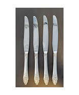 4 Onieda Community EVENING STAR Dinner Knives VTG 1950&#39;s Stainless Blade - $422.78 MXN