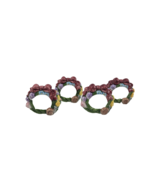 1990’s Easter Basket Napkin Rings Set 4 Mecuries Vintage - $277.64 MXN