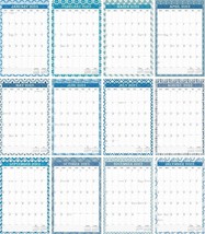 2023 Wall Calendar Spiral-bound Twin-Wire Binding - 12 Months Planner 03 - £10.16 GBP