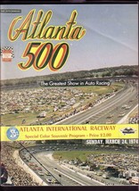 Atlanta 500 Nascar PROGRAM- Atlanta International 1974 VG/FN - £54.27 GBP