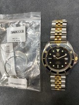  Vintage TAG HEUER 1000 980.021 Jumbo Black S&amp;G Submarine 844 Style Dive Watch - £959.04 GBP