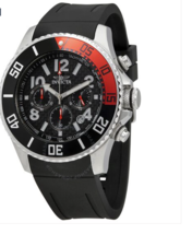 Invicta Pro Diver Chronograph Black Carbon Fiber Dial Coke Bezel Watch 13727 - £79.89 GBP