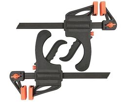 2 Pack- 30&quot; Ratcheting Bar Clamp, 2.5&quot; Throat Depth, Nylon Handle w/Trig... - €19,08 EUR