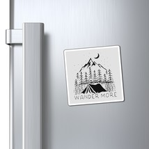 Customizable Magnets for Outdoor Enthusiasts: Black and White Wander Mor... - £8.20 GBP+