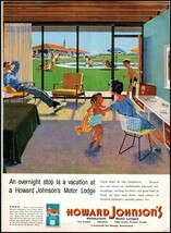 1950s Howard Johnson&#39;s Restaurants &amp; Motor Lodges PRINT AD BX2 - €9,82 EUR