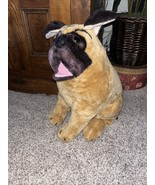 Melissa and Doug Pug Stuffed Dog Lifelike Animal Plush Toy Approx 16” Ta... - $26.38 CAD
