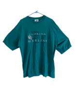 VINTAGE 1990&#39;s FLORIDA MARLINS GREEN BASEBALL T-SHIRT-XL SINGLE STITCH M... - €19,60 EUR