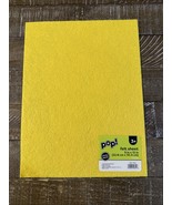 Pop! Felt Sheet 9x12” Yellow Sticky Back - $11.76