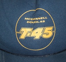 USN US Navy baseball ballcap BAE T-45 Goshawk aircraft carrier McDonnell... - $20.00