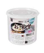 KOKUBO Miso Round Food Storage Sealed Container 1.26 qt (1.2L) Clear - £25.76 GBP