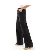 Cotton On Womens Petite 8P Black Denim High Rise Wide Leg Jeans NWT AF34 - $33.60 CAD