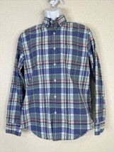 J Crew Classic Fit Men Size M Colorful Check Plaid Button Up Shirt Long Sleeve - £6.07 GBP