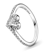 Jewelry Sparkling Wishbone Heart Ring for Women - - - £175.48 GBP