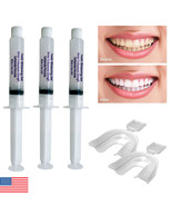 3 Professional 35% Teeth Whitening Gel Syringes + Two Thermoforming Tray... - $13.65 CAD