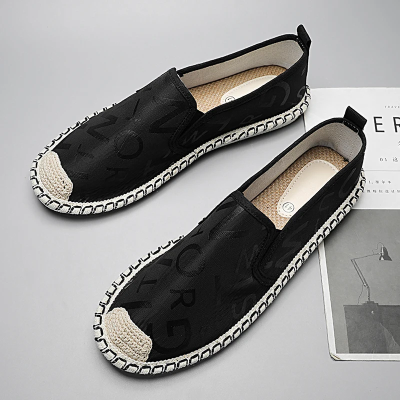 N casual loafers classic flat men shoes embroidered tiger shoes letter printing slip on thumb200