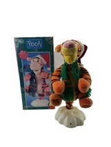 Vintage Disney Winnie-the-Pooh Bouncing Speaking Tigger Animated Christmas Telco - £23.69 GBP
