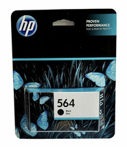 Hp 564 Black Ink Cartridge Genuine Oem Sealed Exp 2016 - £7.45 GBP