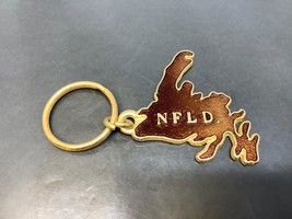 Vintage Keyring Newfoundland Canada Keychain Nfld Ancien Porte-Clés Terre Neuve - £8.04 GBP
