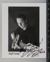 Jeff Lang Autographe Signé 8x10 B&amp;w Promo Promotionnel Photo Tob - $60.94