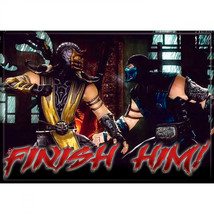 Mortal Kombat Scorpion and Sub Zero Finish Him Magnet Multi-Color - $10.98