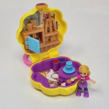POLLY POCKET MATTEL TINY PLACES COMPACT PLAYSET AWESOME ART STUDIO W FIGURE - $26.60