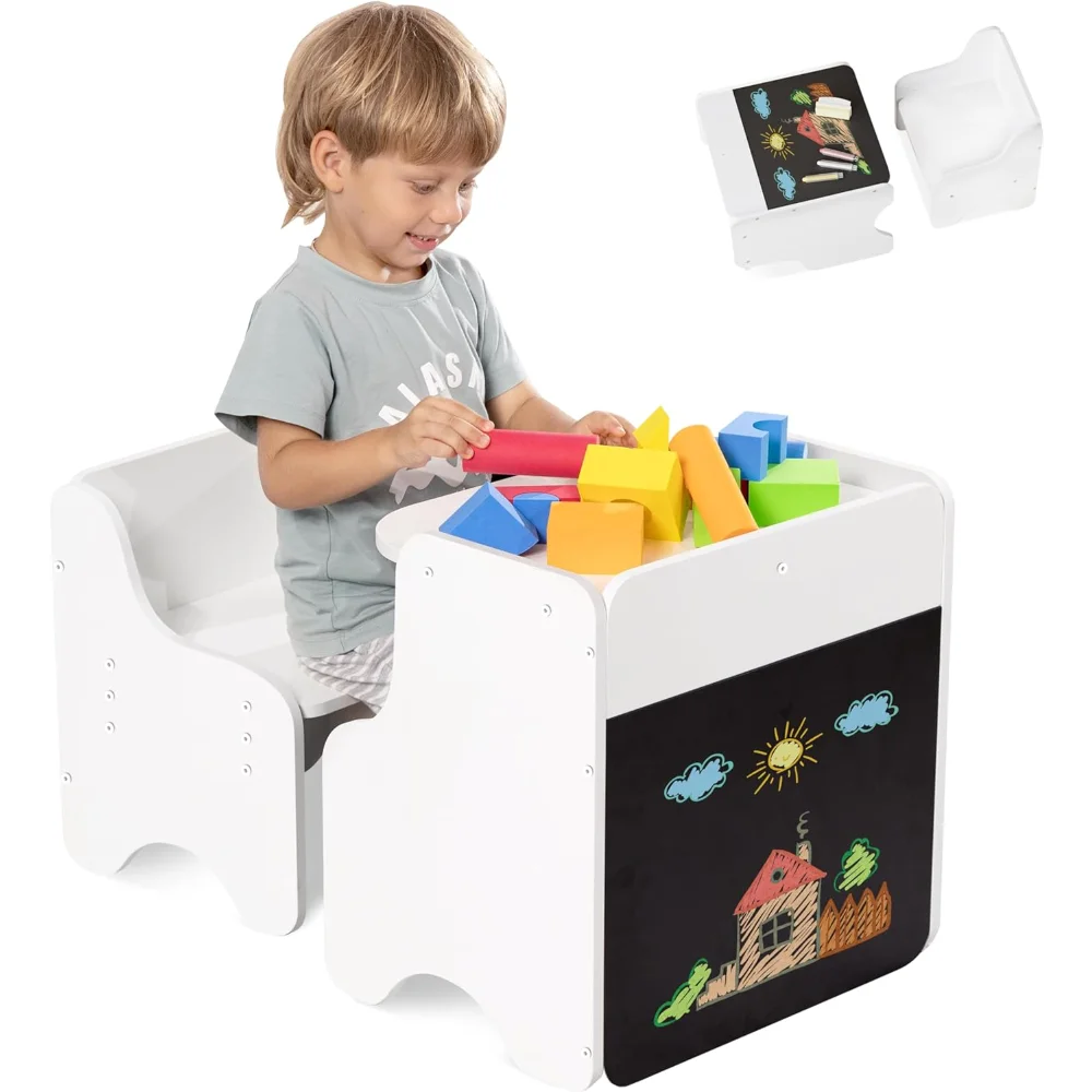 Kids Activity Table for Drawing, Dining, Reading, and Playing children chair  - £178.09 GBP