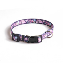 Fashion Dog Collar with Bohemia Embroidered Flower, Personalized Puppy Collars - £7.07 GBP+