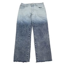 Lucky Brand Pants Womens 2 Blue Cropped Mid Rise Pocket Acid Wash Denim ... - £22.32 GBP