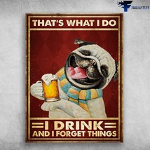 Pug And Beer Dog Lover Drink Beer Thats What I Do I Drink And I Know Things - £12.57 GBP