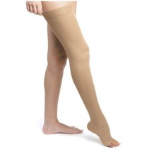 ActiLymph Class 2 Thigh Hold Up: Black, Medium, Regular, Standard, Open Toe - $125.85