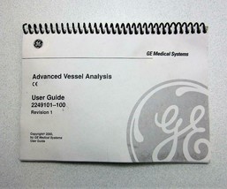 GE 2249101-100 Advanced Vessel Analysis User Guide 2000 Edition - $35.68