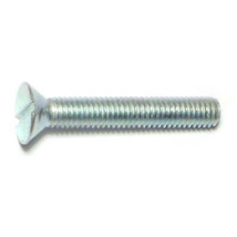 #10-32 x 1-1/4&quot; Zinc Slotted Flat Head Machine Screws MSCFS-375 (30 pcs.) - £9.46 GBP