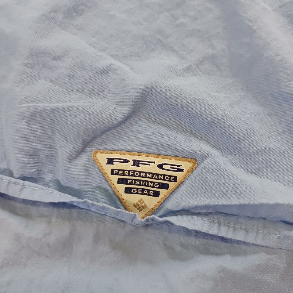 Columbia FM7130 Men’s PFG Bonehead Short Sleeve Shirt Blue Fishing Size XL Item image 10