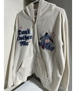 Vintage Eeyore Hoodie White Medium Disney Catalog Full Zip Pockets Dont ... - €12,83 EUR