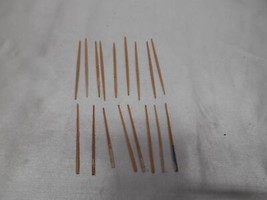 Old Vtg Wood Toothpicks Pic Pick Flat Round Wooden Lot 17 - £15.81 GBP