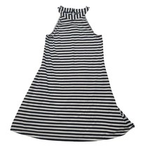 Express Black White Striped Halter Dress Size XS - $14.95