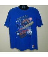 Chicago Cubs T Shirt XL MLB Baseball Nutmeg Vintage 90s Single Stitch Tr... - $20.79